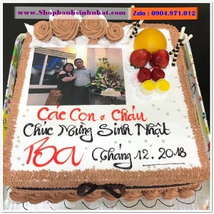 Bánh Sinh Nhật In Hình Ảnh - H141